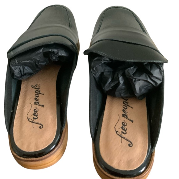 Free People 36 At Ease Women's Size 5 Shoes Black  Mule Fashion Loafers - Picture 10 of 11